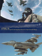 Lot De 2 Plaquettes Publicitaires Aéronautiques Lockheed-Martin Pour Des POD De Navigation Et De Désignation - Fliegerei