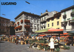 12036823 Lugano TI Piazza Riforma Markt Lugano - Sonstige & Ohne Zuordnung