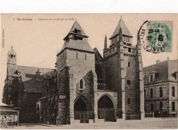 SAINT BRIEUC ( 22 ) - Cathédrale Et Hôtel De Ville - Saint-Brieuc