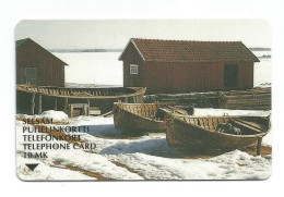 WINTER In ARCHIPELAGO - 10 FIM 1997  - Magnetic Card - D331 - FINLAND - - Paysages