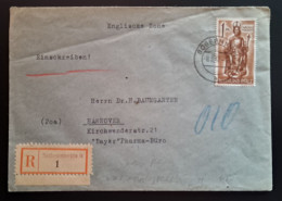 Rheinland Pfalz, Einschreibe-Brief Sobernheim 8.8.47 Nach Hannover, Mi 13 - Renania-Palatinato