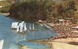 FRANCE - Martinique - Fonds Lahaye - La Fête Au Village - Courses De Yoles à Voiles - Animé - Carte Postale Ancienne - Autres & Non Classés