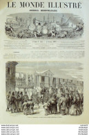 Le Monde Illustré 1864 N°359 Danemark Oversee Pologne Slouska Novogrodeck Ile D'elbe San Martino - 1850 - 1899