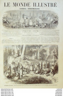 Le Monde Illustré 1864 N°370 Pologne Litchewick Mexique Chapultepec Japon Ambassadeurs Locomobile Hermann - 1850 - 1899