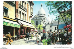 Carte De Paris, Place Du Tertre, Animée - Mostre