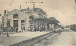 81 MAZAMET GARE N°7 CHEMINS DE FER TRAINS TRANSPORTS ANIMATION TARN - Mazamet