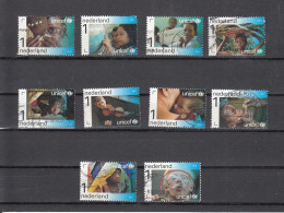 Nederland 2011 Nvph Nr 2823 - 2832, Mi Nr 2859 - 2868, 65 Jaar Unicef - Usati