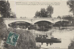 X122306 ARDENNES MOUZON LE PONT SUR LA MEUSE CONSTRUIT SOUS LE REIGNE DE NAPOLEON AIGLES SCULPTES SUR PILES THEME EMPIRE - Sonstige & Ohne Zuordnung