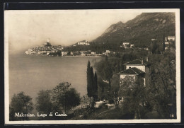 Cartolina Malcesine, Panorama Mit Gardasee  - Autres & Non Classés