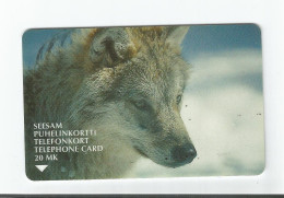 WOLF - FINLAND -  20 FIM  1997 FINNET - D290 -  Magnetic Card - - Finlandia