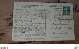 Timbre Perforé 1923 : Charles Lavauzelle , Cpa D'un Atelier, LIMOGES ............... 210531-4808 - Altri & Non Classificati