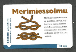 REEF KNOT - 10 FIM  1998  - Magnetic Card - D354 - FINLAND - - Barche