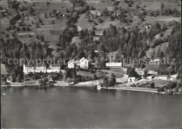 12031798 Oberaegeri Laendli Hotel Aegerisee Fliegeraufnahme Oberaegeri - Autres & Non Classés