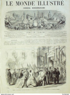 Le Monde Illustré 1866 N°499 Italie Venise St-Marc Passage Des Patriarches St-Emilion (33) - 1850 - 1899