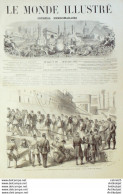 Le Monde Illustré 1866 N°507 Espagne Cabeza Del Buey Angleterre Hoyle Barnsley - 1850 - 1899