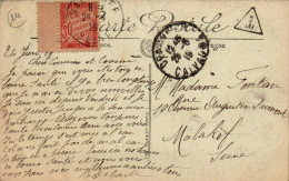 N°1338 W -timbre Taxe 30c Rouge Bord De Feuille- - 1859-1959 Cartas & Documentos