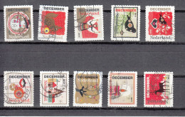 Nederland 2011 Nvph Nr 2887 - 2896, Mi Nr 2829 - 2838, Decemberzegels, Compleet - Gebruikt