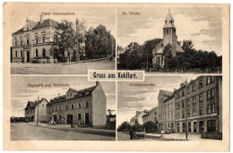 1.12.2 GERMANY, GRUSS AUS KOHLFURT, 1917, POSTCARD - Schlesien