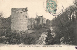 FRANCE - Provins - La Tour Aux Engins Et La Ligne Des Fortifications (Côté Ouest) -  Carte Postale Ancienne - Provins