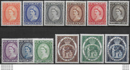 1955-63 St Vincent Elisabetta II 12v. MNH SG N. 189/200 - Autres & Non Classés