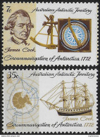 1972 Australian Antarctic Territory James Cook 2v. MNH Michel N. 21/22 - Otros & Sin Clasificación