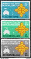 1969 British Solomon Islands University 3v. MNH SG N. 181/83 - Other & Unclassified