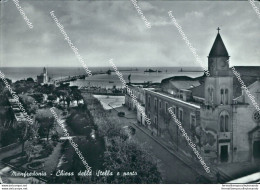 M661 Cartolina Manfredonia Chiesa Della Stella E Porto Provincia Di Foggia - Foggia