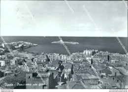 M674 Cartolina Vieste Panorama Con Faro  Provincia Di Foggia - Foggia