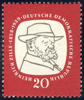 625 Heinrich Zille 20 Pf ** - Nuovi