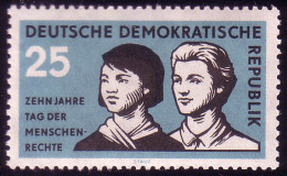 670 Menschenrechte 25 Pf ** - Unused Stamps