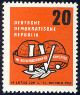 595 Weltgewerkschaftskongreß ** - Unused Stamps