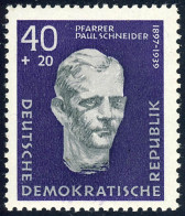 608 Gedenkstätten Schneider 40+20 Pf ** - Unused Stamps