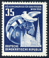 321 Friedenskongress 35 Pf ** - Nuovi