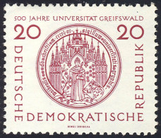 543 Universität Greifswald ** - Unused Stamps