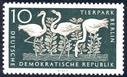 552 Tierpark 10 Pf Rosaflamingos ** - Unused Stamps