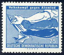 656 Volkskampf Gegen Atomtod 25 Pf  ** - Unused Stamps