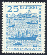 664 Seehafen Rostock 25 Pf ** - Nuovi