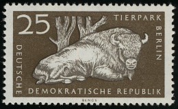 555 XI Tierpark 25 Pf Wisent Wz.2 XI ** - Nuovi