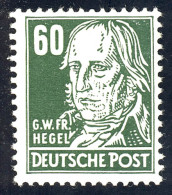 338 Georg Hegel 60 Pf ** - Unused Stamps