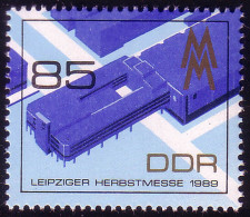 3268 Leipziger Herbstmesse 85 Pf 1989 Aus Block 99 ** - Unused Stamps
