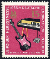 1131 Leipziger Herbstmesse Musikinstrumente 15 Pf ** - Nuovi