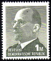 1481 Walter Ulbricht 1 M ** Postfrisch - Unused Stamps