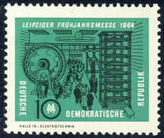 1012 Leipziger Frühjahrsmesse Bräunigkes Hof 10 Pf ** - Unused Stamps