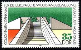 3196 Mahn- Und Gedenkstätten 1988 35 Pf ** - Ongebruikt