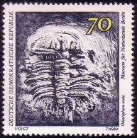 1827 Naturkunde Trilobit 70 Pf ** Postfrisch - Neufs