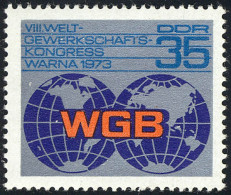 1885 Weltgewerkschaftskongreß 35 Pf ** Postfrisch - Unused Stamps