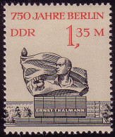 3123 Berlin Thälmann-Park 1,35 M Aus Block 89 ** - Unused Stamps