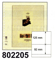 LINDNER-T-Blanko - Einzelblatt 802 205 - Blank Pages