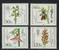 724-727 Wofa Orchideen 1984, Satz Postfrisch - Nuovi