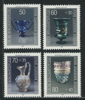 765-768 Wofa Kostbare Gläser 1986, Satz Postfrisch - Unused Stamps